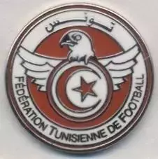 Туніс, федерація футболу,№2 ЕМАЛЬ / Tunisia football federation enamel pin badge