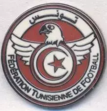Туніс, федерація футболу,№3 ЕМАЛЬ / Tunisia football federation enamel pin badge