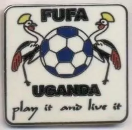Уганда, федерація футболу, №3 ЕМАЛЬ /Uganda football federation enamel pin badge
