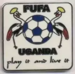 Уганда, федерація футболу, №3 ЕМАЛЬ /Uganda football federation enamel pin badge