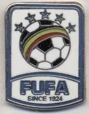 Уганда, федерація футболу, №4 ЕМАЛЬ /Uganda football federation enamel pin badge