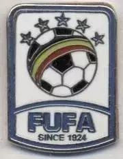 Уганда, федерація футболу, №4 ЕМАЛЬ /Uganda football federation enamel pin badge