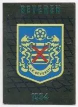 наклейка блискуча футбол Беверен (Бельгія) /KSK Beveren,Belgium football sticker
