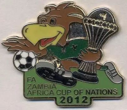 Замбія (федерація футболу) чемпіон Африки ЕМАЛЬ / Zambia football federation pin