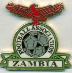Замбія, федерація футболу,№3 ЕМАЛЬ / Zambia football federation enamel pin badge