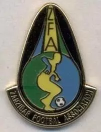 Занзібар, федерація футболу, №3, ЕМАЛЬ / Zanzibar football federation pin badge