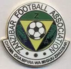 Занзібар, федерація футболу, №4, ЕМАЛЬ / Zanzibar football federation pin badge