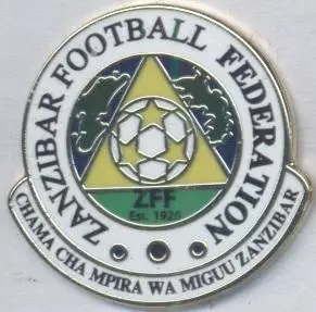 Занзібар,федерація футболу№6 ЕМАЛЬ/Zanzibar football federation enamel pin badge