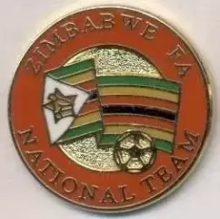 Зімбабве, федерація футболу2 ЕМАЛЬ/Zimbabwe football federation enamel pin badge