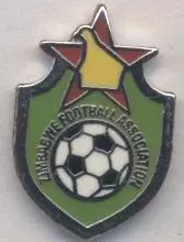 Зімбабве, федерація футболу3 ЕМАЛЬ/Zimbabwe football federation enamel pin badge