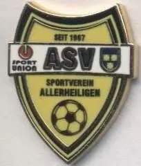 футбол.клуб Аллєрхайліген (Австрія) ЕМАЛЬ /SV Allerheiligen,Austria football pin