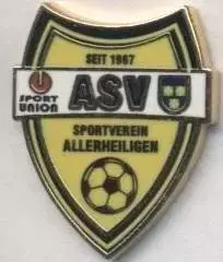 футбол.клуб Аллєрхайліген (Австрія) ЕМАЛЬ /SV Allerheiligen,Austria football pin