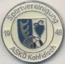 футбол.клуб Кофідіш (Австрія) важмет /SV ASKO Kohfidisch,Austria football badge