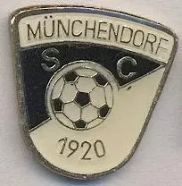 футбол.клуб Мюнхендорф (Австрія)1 важмет / SC Munchendorf, Austria football pin