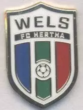 футбол.клуб Герта Вельс (Австрія ЕМАЛЬ/FC Hertha Wels,Austria football pin badge