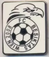 футбол.клуб Бешикташ В.(Австрія) ЕМАЛЬ /Besiktas Wien,Austria football pin badge