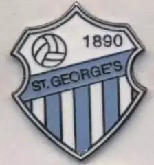 футбол.клуб Сент-Джордж (Мальта) ЕМАЛЬ / St.George's Cospicua,Malta football pin
