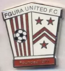 футбол.клуб Фгура (Мальта1 ЕМАЛЬ/Fgura United FC,Malta football enamel pin badge