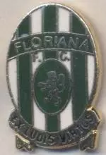 футбол.клуб Флоріана (Мальта)3 ЕМАЛЬ/Floriana FC,Malta football enamel pin badge