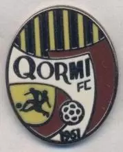 футбольний клуб Кормі (Мальта)2 ЕМАЛЬ / Qormi FC,Malta football enamel pin badge