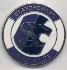футбол.клуб Сент-Ендрюс (Мальта)3 ЕМАЛЬ / St.Andrews Luxol FC,Malta football pin