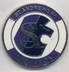 футбол.клуб Сент-Ендрюс (Мальта)3 ЕМАЛЬ / St.Andrews Luxol FC,Malta football pin