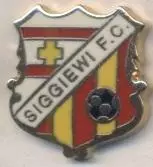 футбол.клуб Сідживі (Мальта) ЕМАЛЬ / Siggiewi FC,Malta football enamel pin badge