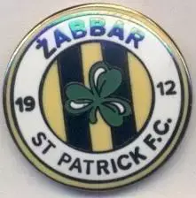 футбол.клуб Сент-Патрік (Мальта) ЕМАЛЬ вип*/St.Patrick Zabbar,Malta football pin