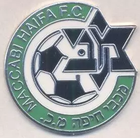 футбол.клуб Маккабі Хайфа (Ізраїль ЕМАЛЬ/Maccabi Haifa,Israel football pin badge