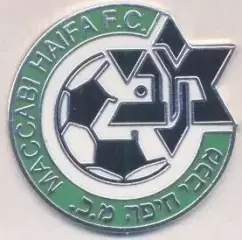 футбол.клуб Маккабі Хайфа (Ізраїль ЕМАЛЬ/Maccabi Haifa,Israel football pin badge