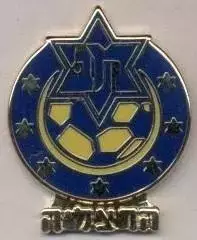 футбол.клуб Маккабі Херцлія (Ізраїль) ЕМАЛЬ/Maccabi Herzliya,Israel football pin