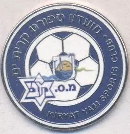 футбол.клуб Кір'ят-Ям (Ізраїль) ЕМАЛЬ / SC Kiryat Yam, Israel football pin badge