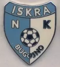 футбол.клуб Іскра Бугойно (Боснія) ЕМАЛЬ/Iskra Bugojno,Bosnia football pin badge