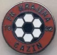 футбол.клуб Країна Цазін (Боснія)1 ЕМАЛЬ /FK Krajina Cazin,Bosnia football badge