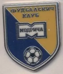 футбол.клуб Модрича (Боснія)2 ЕМАЛЬ /FK Modrica Maxima,Bosnia football pin badge