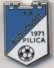 футбол.клуб Будучност П.(Боснія ЕМАЛЬ/Buducnost Pilica,Bosnia football pin badge