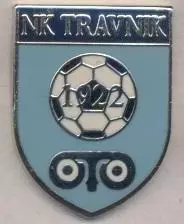 футбол.клуб Травнік (Боснія)2 ЕМАЛЬ /NK Travnik,Bosnia football enamel pin badge