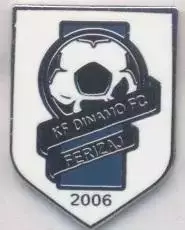 футбол.клуб Динамо Ферізай(Косово ЕМАЛЬ/Dinamo Ferizaj,Kosovo football pin badge
