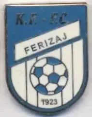 футбольний клуб Ферізай (Косово) ЕМАЛЬ / KF-FC Ferizaj,Kosovo football pin badge