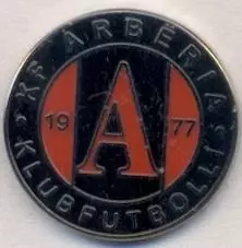 футбол.клуб Арберія (Косово) ЕМАЛЬ / KF Arberia,Kosovo football enamel pin badge