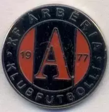 футбол.клуб Арберія (Косово) ЕМАЛЬ / KF Arberia,Kosovo football enamel pin badge