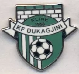 футбольний клуб Дукаджіні (Косово) ЕМАЛЬ /KF Dukagjini,Kosovo football pin badge