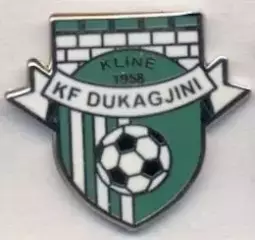 футбольний клуб Дукаджіні (Косово) ЕМАЛЬ /KF Dukagjini,Kosovo football pin badge