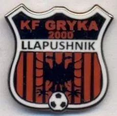 футбол.клуб Грюка (Косово) ЕМАЛЬ / KF Gryka Llapushnik,Kosovo football pin badge