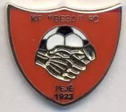 футбол.клуб Беса Пея=Печ (Косово)2 ЕМАЛЬ /KF Besa Peje,Kosovo football pin badge