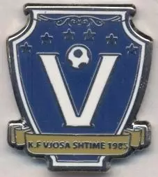 футбол.клуб Вйоса Штіме (Косово) ЕМАЛЬ/KF Vjosa Shtime,Kosovo football pin badge