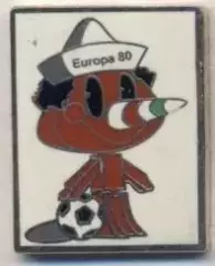 Чемп-т Європи 1980 (Італія) талісман4 ЕМАЛЬ /Euro 1980 football mascot pin badge