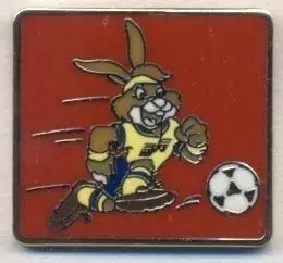 Чемп-т Європи 1992 (Швеція) талісман5 ЕМАЛЬ /Euro 1992 football mascot pin badge