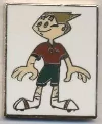 Чемп-т Європи 2004 (Португалія) талісман2 ЕМАЛЬ /Euro 2004 Portugal football pin