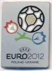 Чемп-т Європи 2012 (Україна-Польща) емблема5 ЕМАЛЬ /Euro 2012 football pin badge